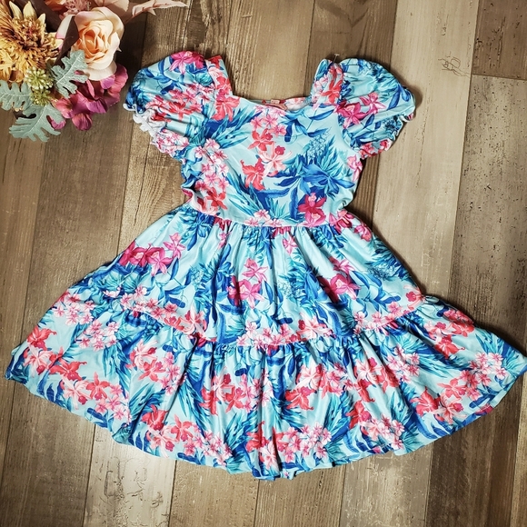 Tommy Bahama Girl’s Tropical Summer Dress Size 5 NWOT - Picture 13 of 14